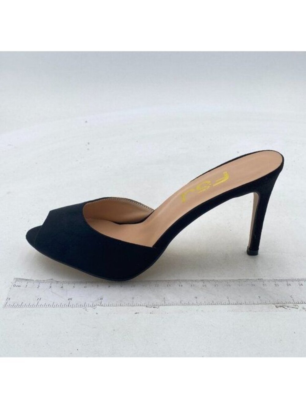 FSJ Women Stiletto High Heel Peep Open Toe Sandals Slingback Slip-on Wedding
